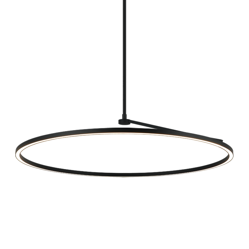 The Trundle - LED 1 Light Chandelier in Matte Black by Matteo Lighting