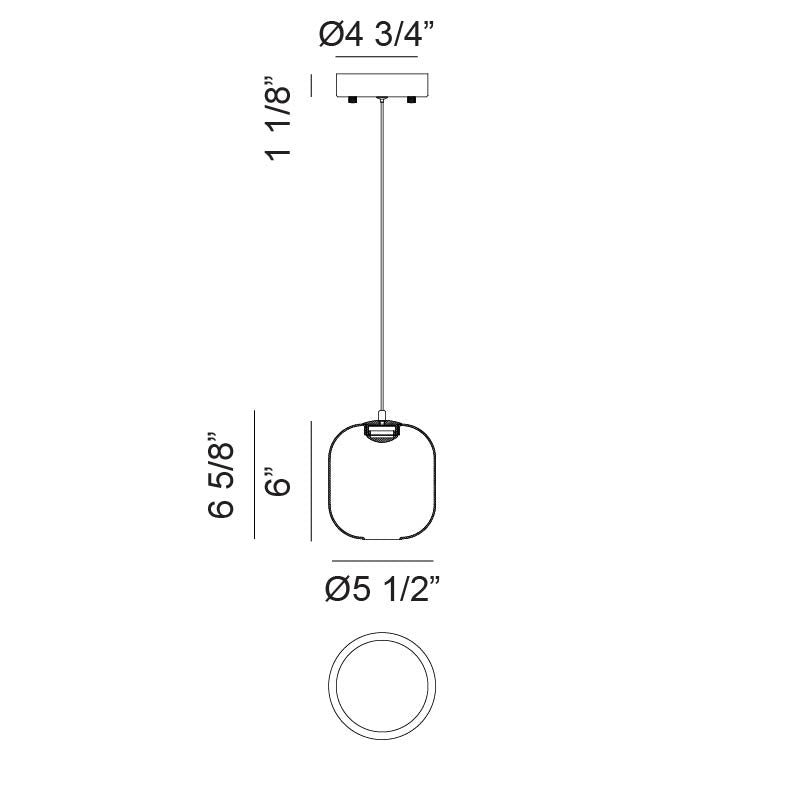 Refrax - LED 1 Light Pendant
