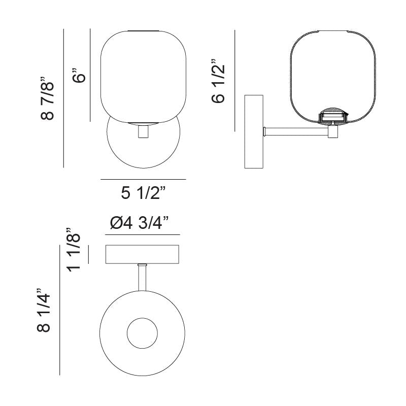 Refrax - LED 1 Light Wall Sconce