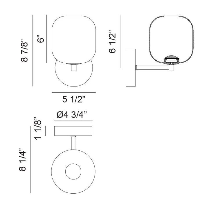 Refrax - LED 1 Light Wall Sconce