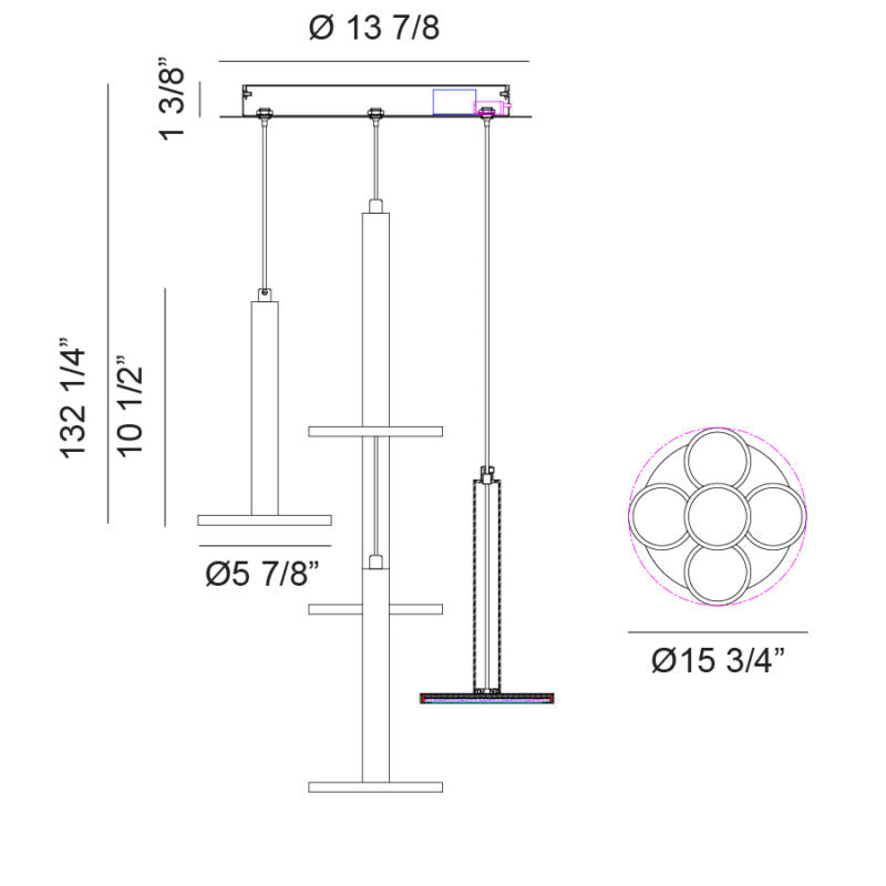 Extraterrestrial - LED Chandelier