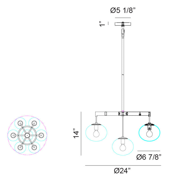 Bulbus - LED Chandelier