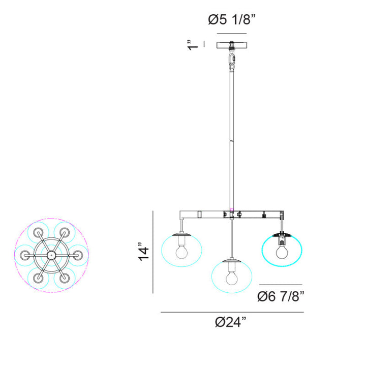 Bulbus - LED Chandelier