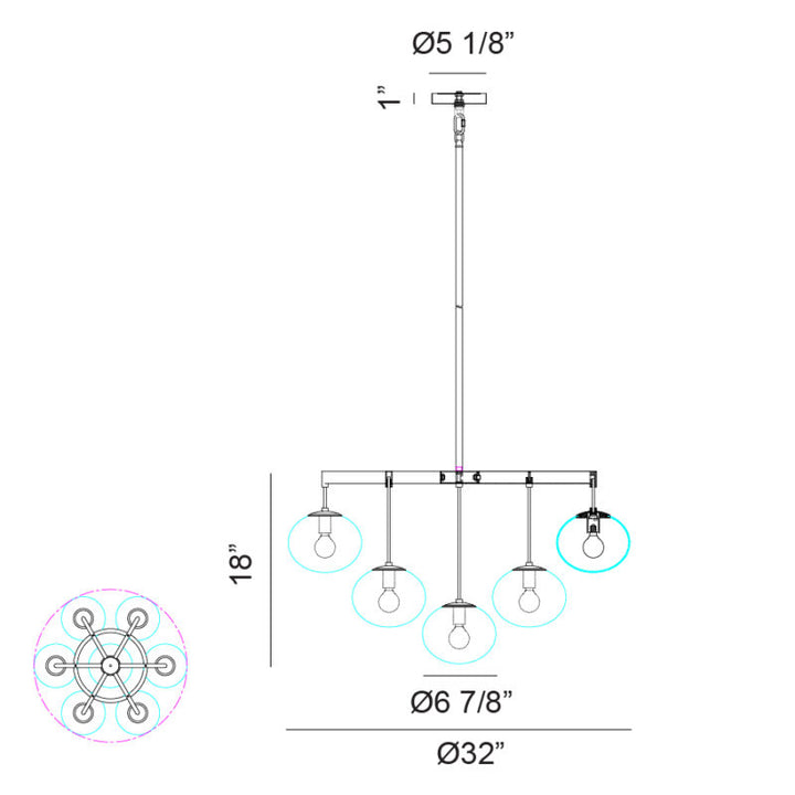 Bulbus - LED Chandelier