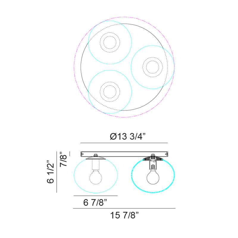 Bulbus - LED Flush Mount
