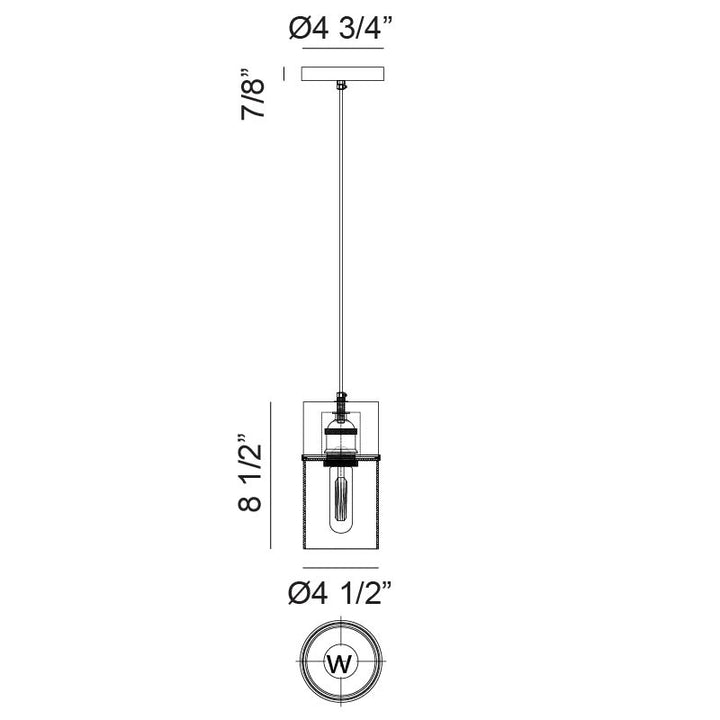 Marmor - LED 1 Light Pendant