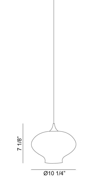 Irresistible Organic Charm - 1 Light Pendant