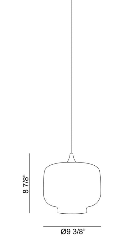 Irresistible Organic Charm - 1 Light Pendant
