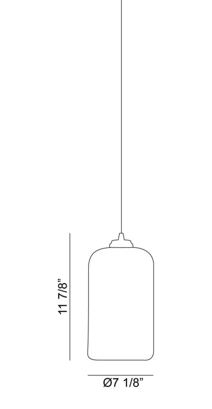 Irresistible Organic Charm - 1 Light Pendant