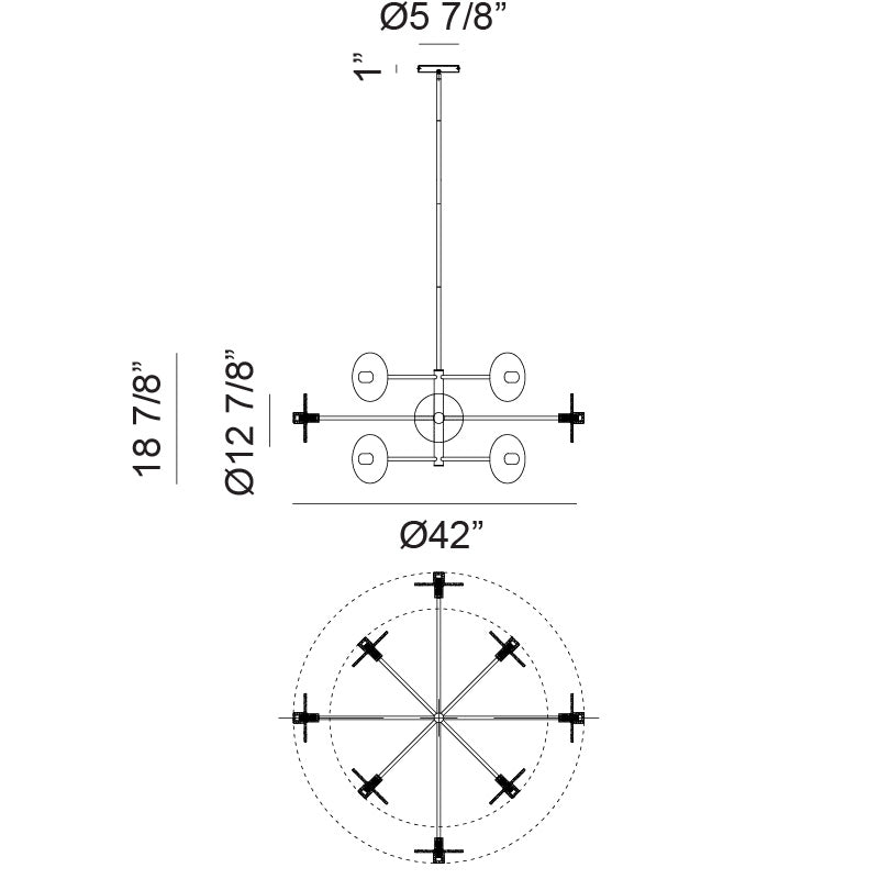 Monument - LED Chandelier