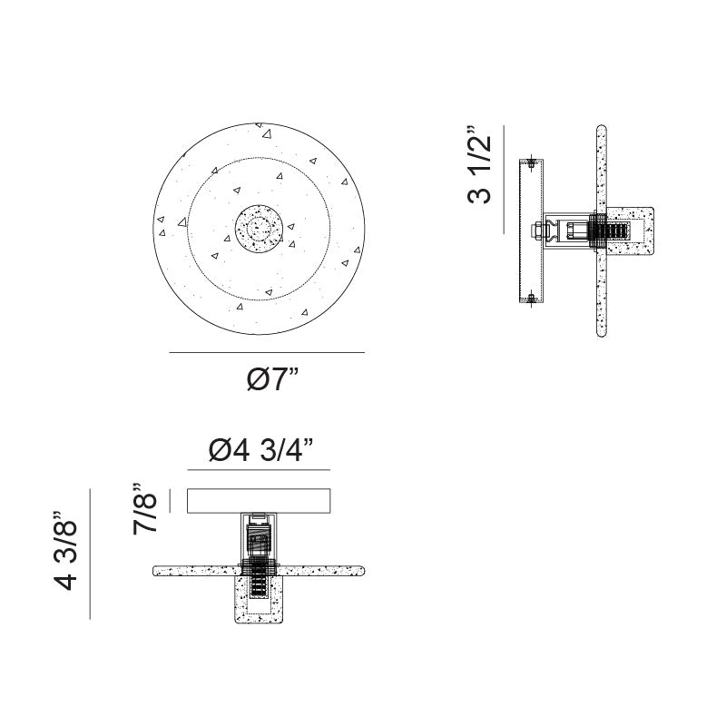 Monument - LED 1 Light Wall Sconce