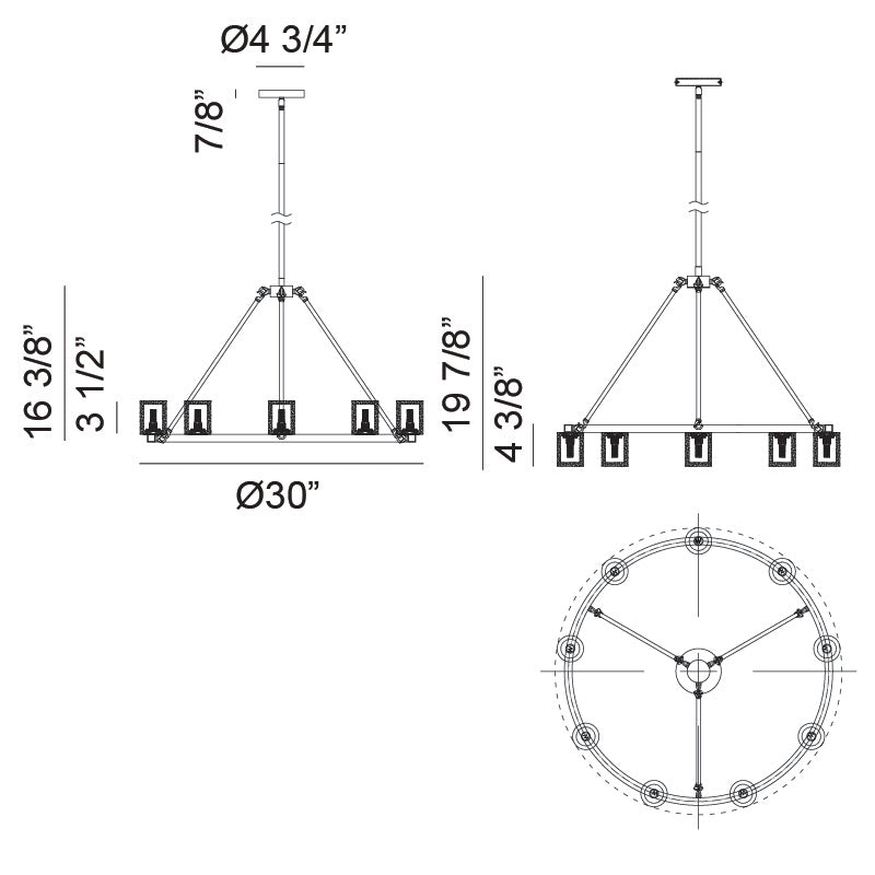 Lindy - LED Chandelier
