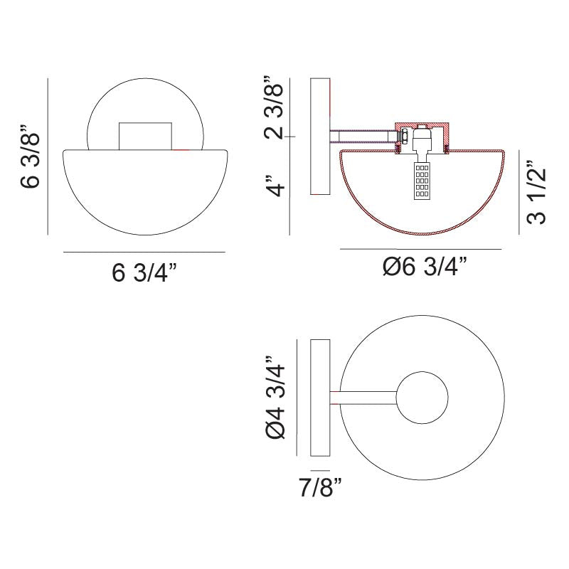 Gardena - LED Wall Sconce