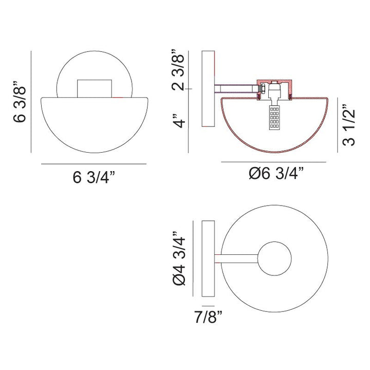 Gardena - LED Wall Sconce