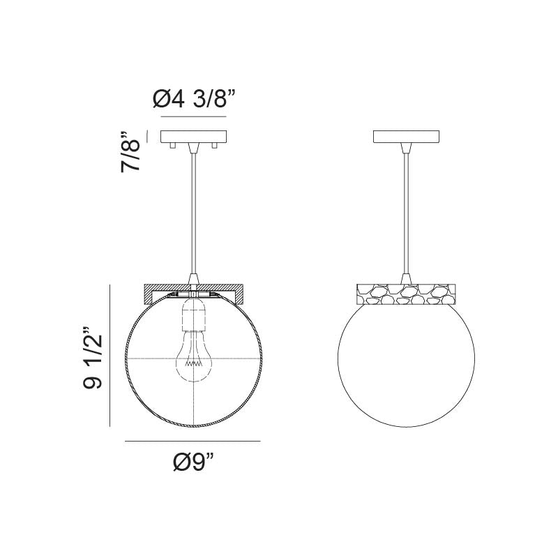 Dune - 1 Light Pendant