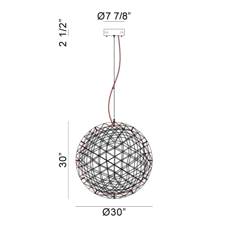 Manhattan Series - LED Chandelier by Matteo Lighting - view 9