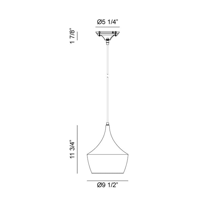Mulinare Collections - 1 Light Pendant