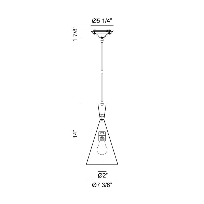 Mulinare Collections - 1 Light Pendant