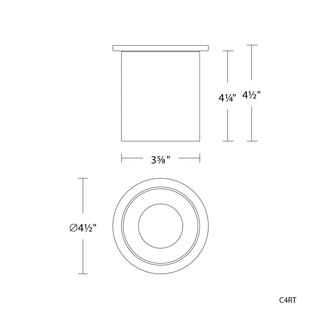 Zoron - 5CCT Round Ceiling Mount Trimmed by WAC Lighting - view 13