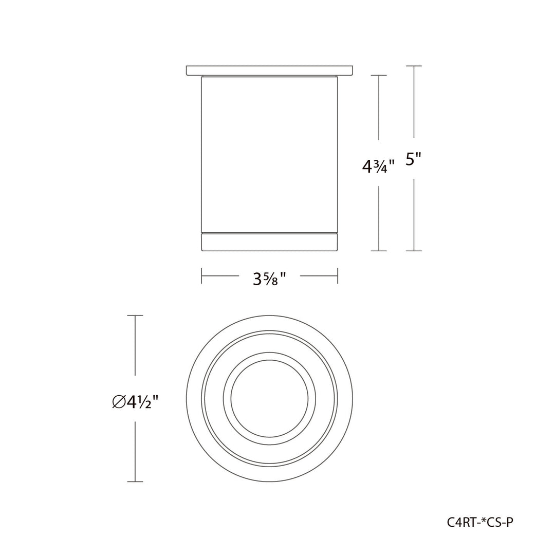 Zoron - 5CCT Round Ceiling Mount Trimmed by WAC Lighting - view 14