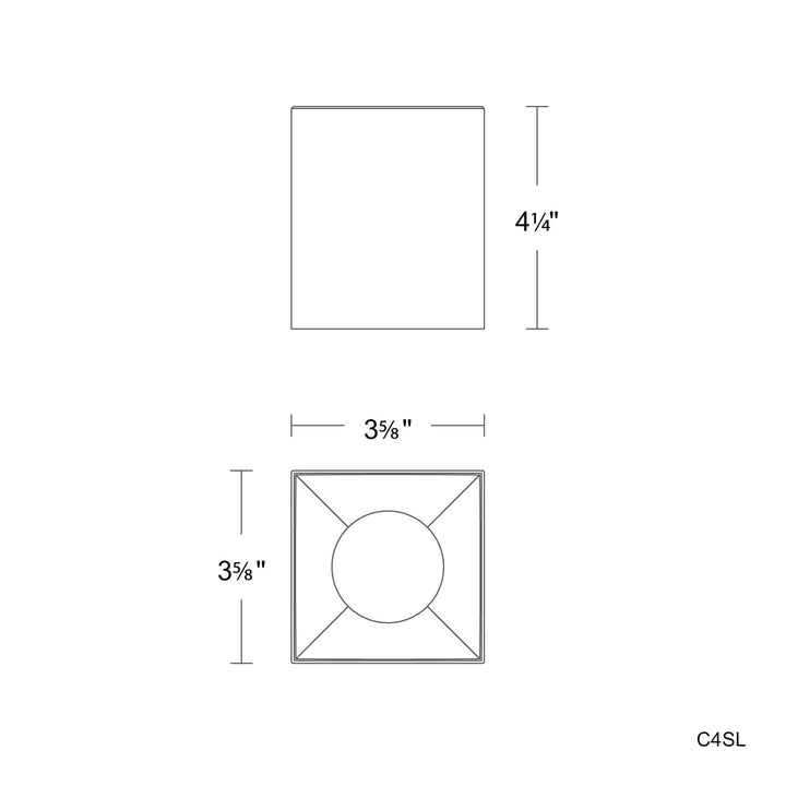 Zoron - 5CCT Square Ceiling Mount Trimless by WAC Lighting - view 13