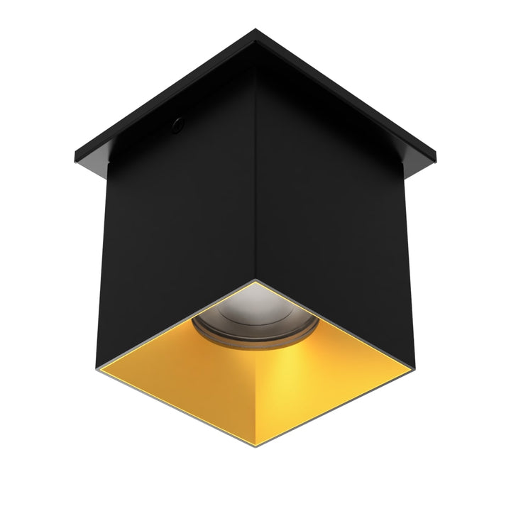Zoron - 5CCT Square Ceiling Mount Trimmed in Black/Gold by WAC Lighting