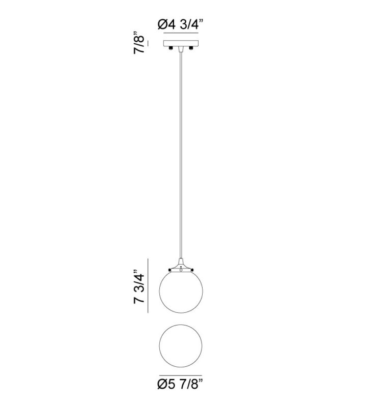The Bougie - 1 Light Pendant