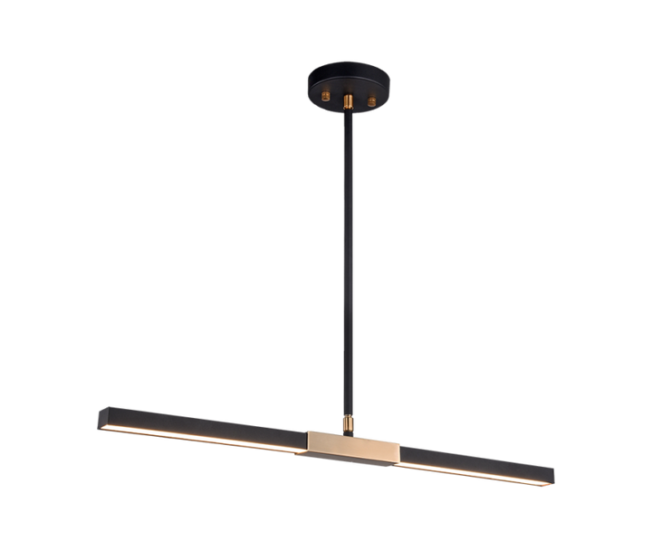 LED Steel Frame Two Tone Linear Pendant