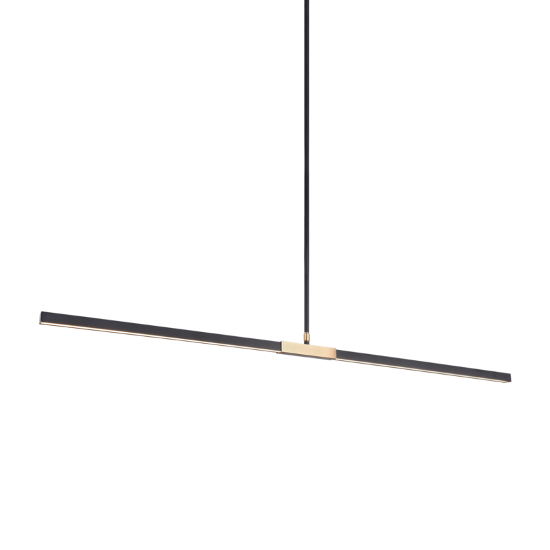LED Steel Frame Two Tone Linear Pendant