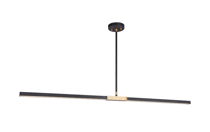LED Steel Frame Two Tone Linear Pendant