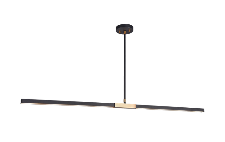LED Steel Frame Two Tone Linear Pendant