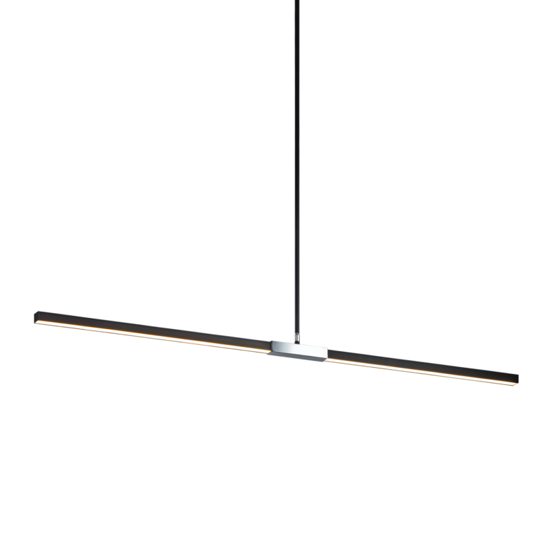 LED Steel Frame Two Tone Linear Pendant