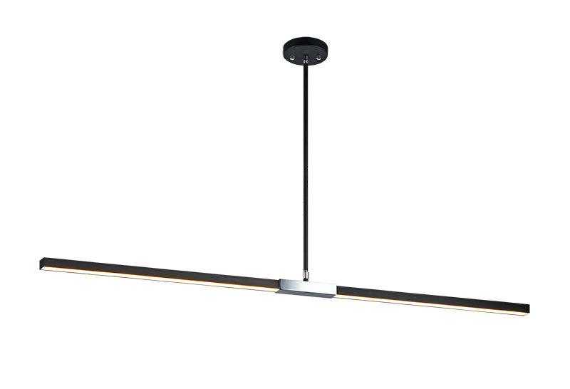 LED Steel Frame Two Tone Linear Pendant