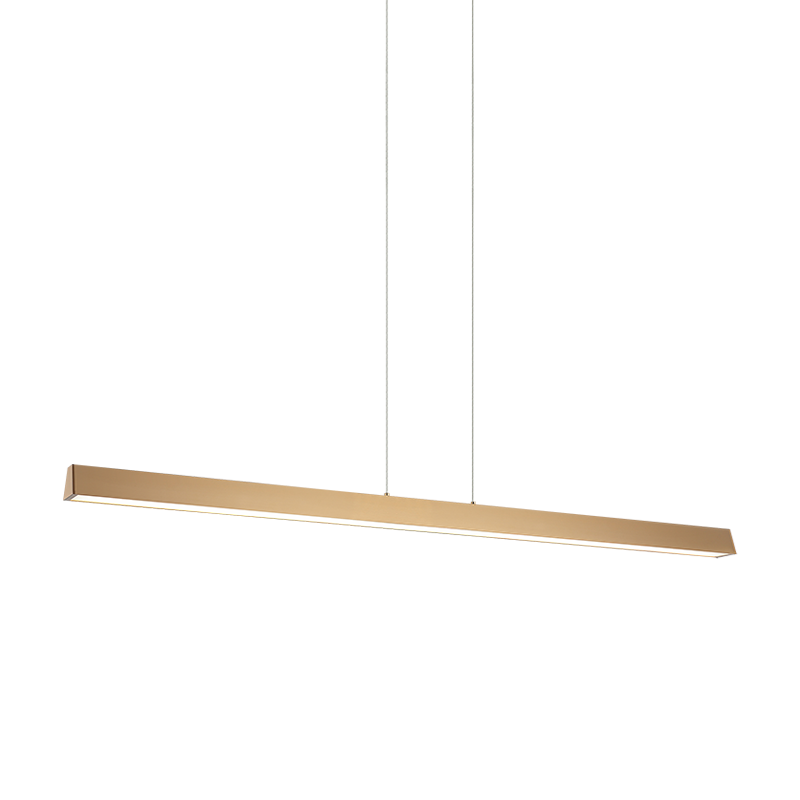 LED Steel Frame with Acrylic Diffuser Linear Pendant