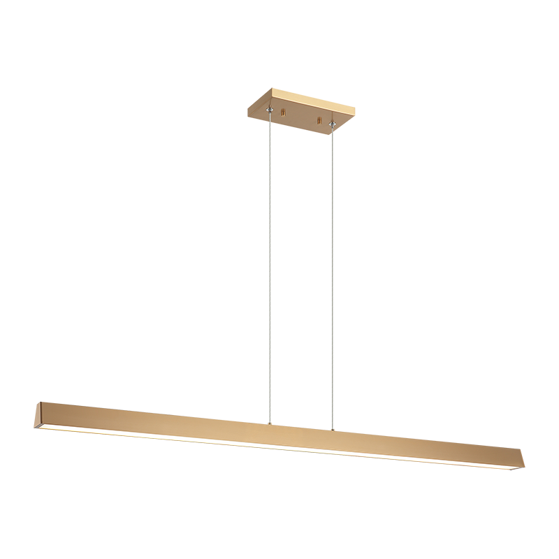 LED Steel Frame with Acrylic Diffuser Linear Pendant