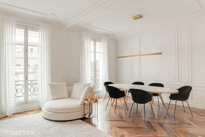 LED Steel Frame with Acrylic Diffuser Linear Pendant