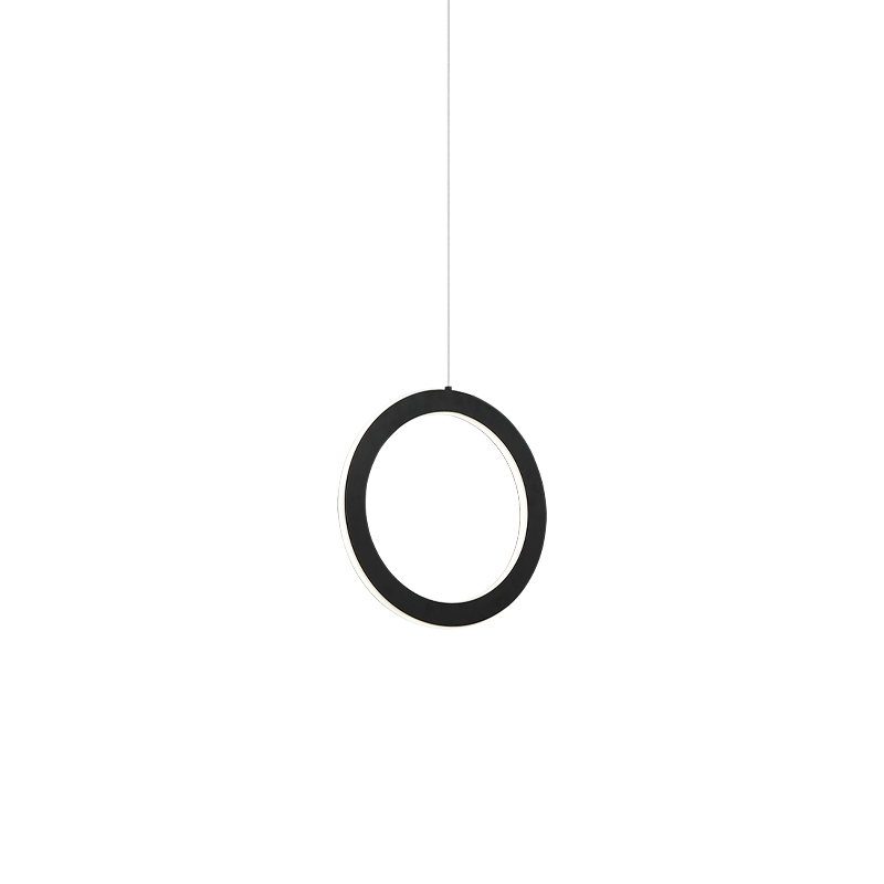 LED Steel Ring Frame with Acrylic Diffuser Pendant 3CCT