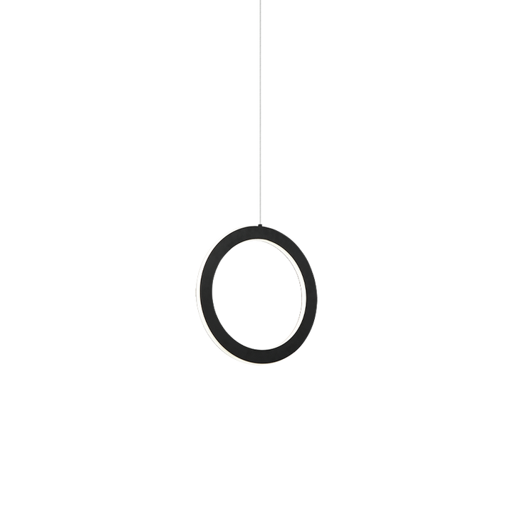 LED Steel Ring Frame with Acrylic Diffuser Pendant 3CCT