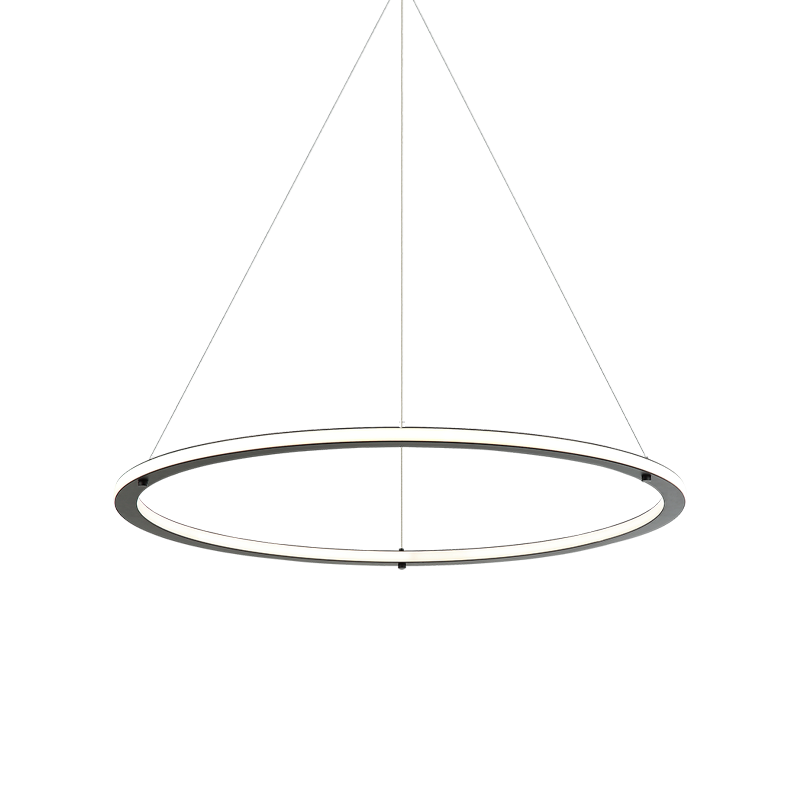 LED Steel Ring Frame with Acrylic Diffuser Chandelier 3CCT