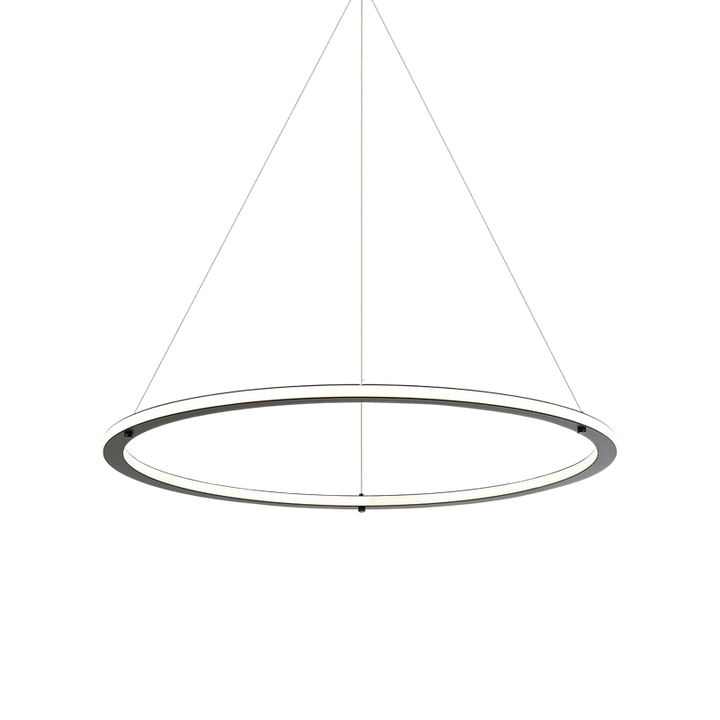 LED Steel Ring Frame with Acrylic Diffuser Chandelier 3CCT