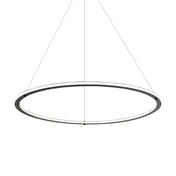 LED Steel Ring Frame with Acrylic Diffuser Chandelier 3CCT