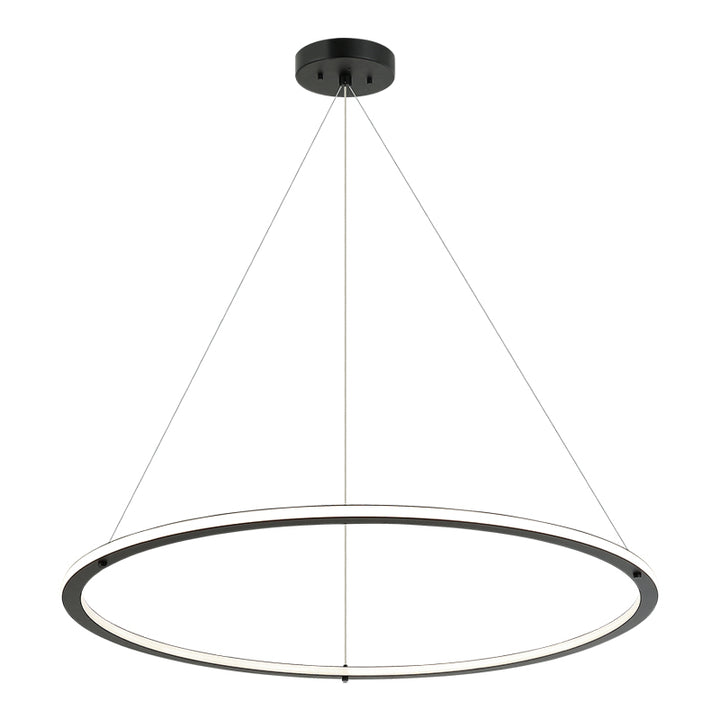 LED Steel Ring Frame with Acrylic Diffuser Chandelier 3CCT