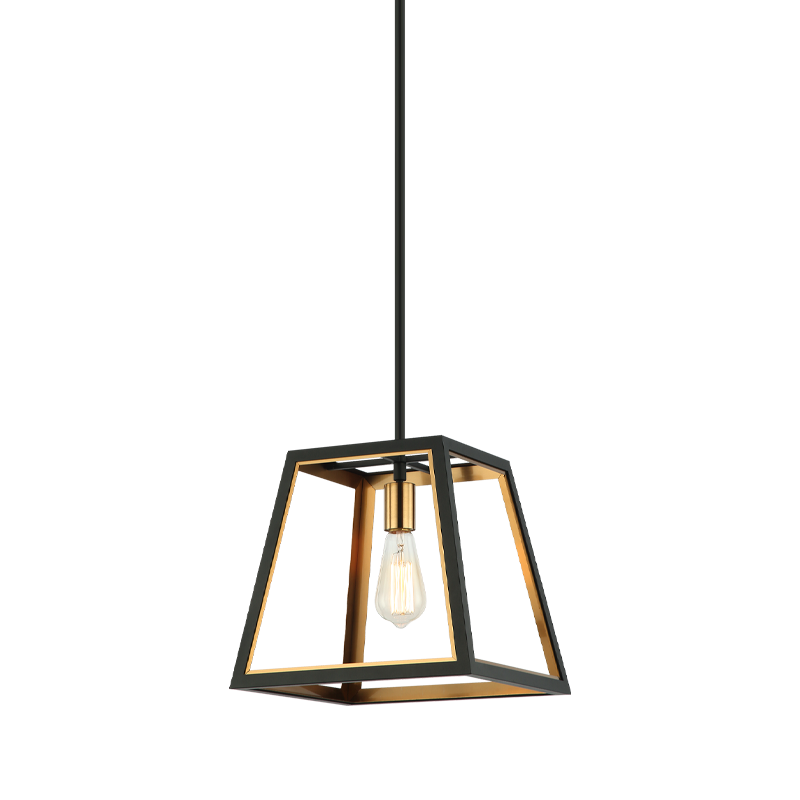 Steel Open Air Two Tone Pendant