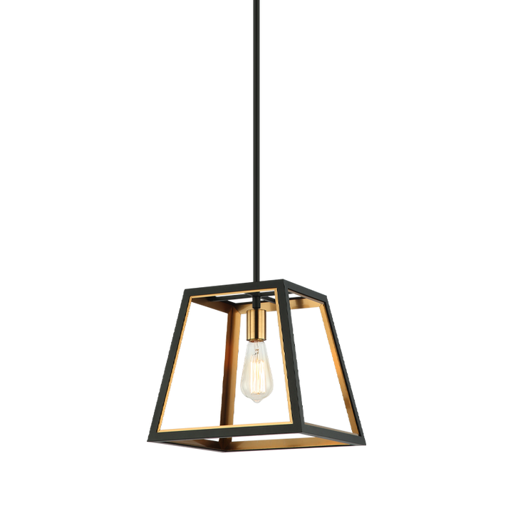 Steel Open Air Two Tone Pendant