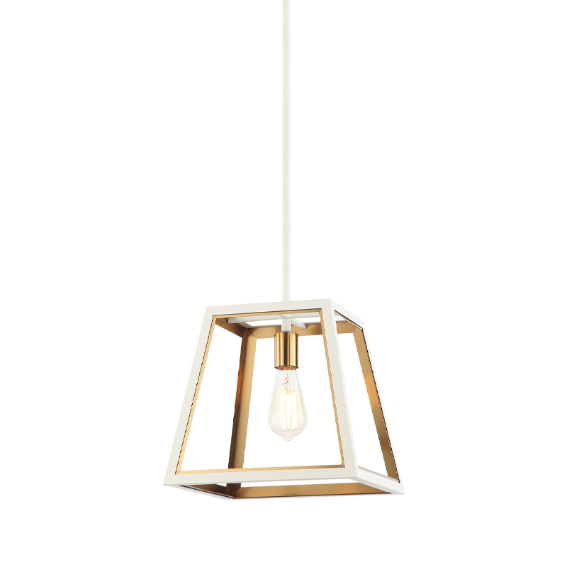 Steel Open Air Two Tone Pendant