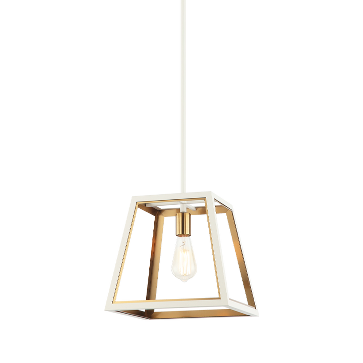 Steel Open Air Two Tone Pendant