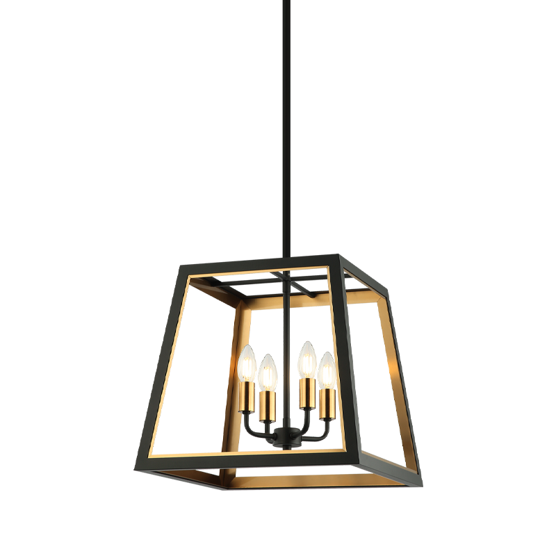 Steel Open Air Two Tone Pendant