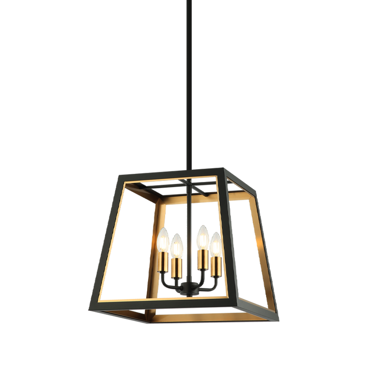 Steel Open Air Two Tone Pendant