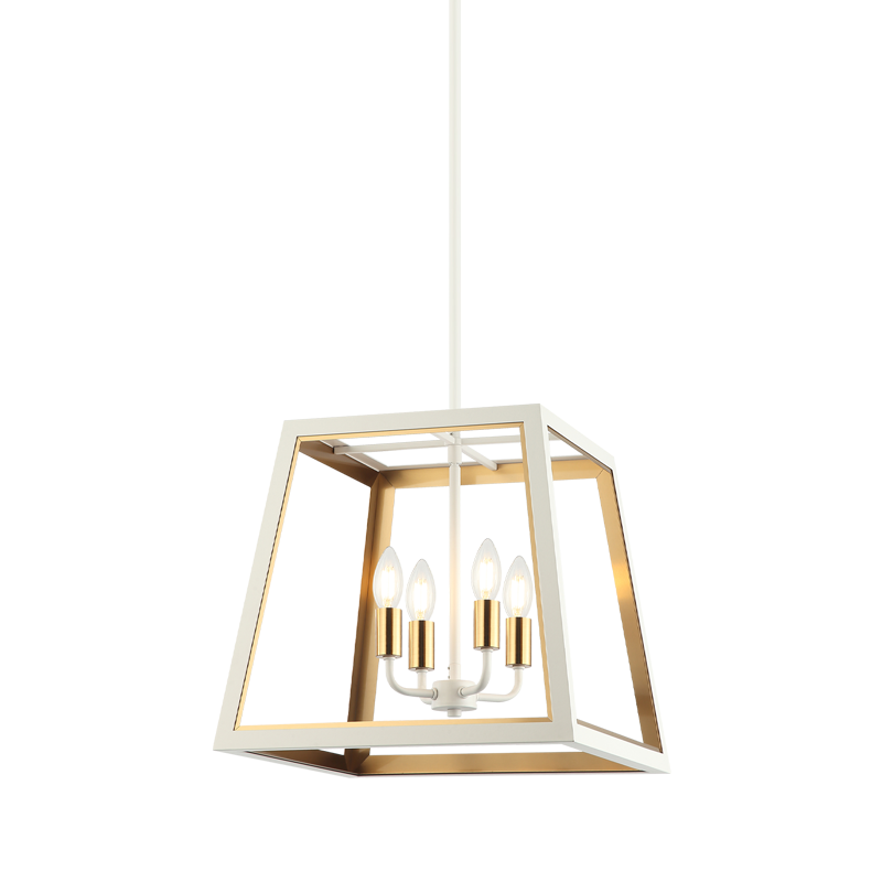 Steel Open Air Two Tone Pendant