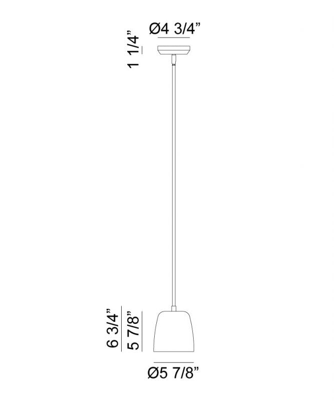 Luca - 1 Light Pendant